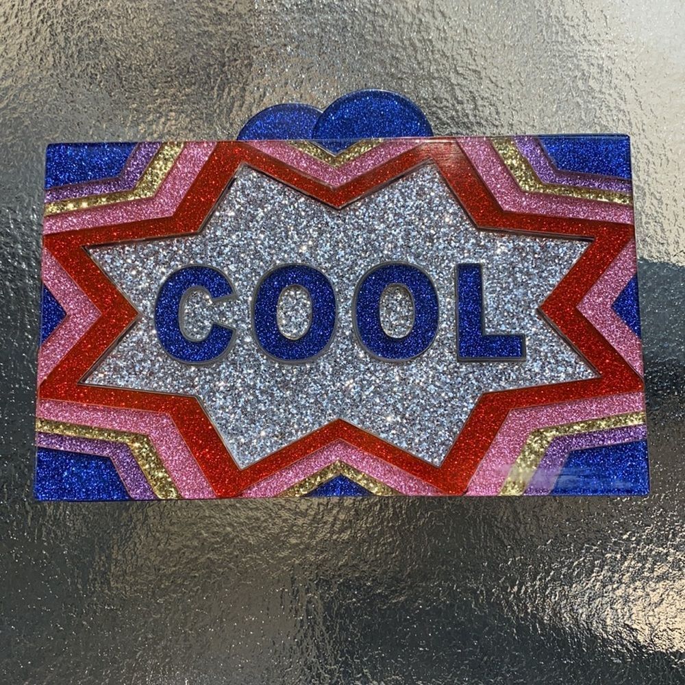 Clutch  acrylic cool - Picture 3 of 7